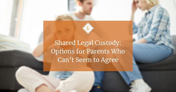 Shared on sale legal custody